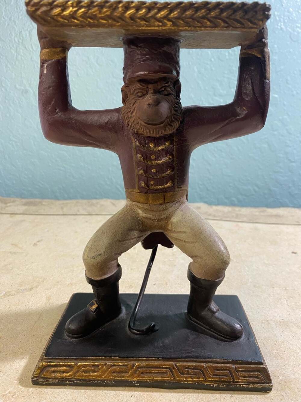 Sterling Industries Monkey Butler Tray Figurine